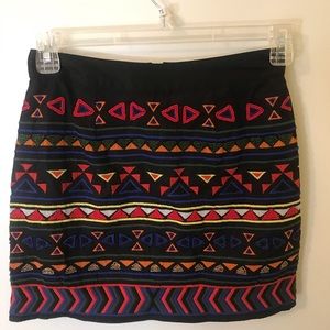 Sam Edelman beaded skirt NWT